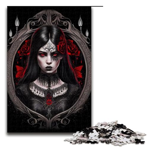 1000 teiliges Puzzle für Erwachsene Prinzessin der Dunkelheit Geburtstagsgeschenk für Teenager ab 14 Jahren 75 x 50 cm 1000 teiliges Puzzle für Erwachsene Prinzessin der Dunkelheit Geburtstagsgeschenk für Teenager ab 14 Jahren 75 x 50 cm von QSYFNBZL