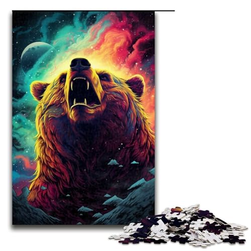 1000 teiliges Puzzle für Erwachsene Roaring Bear Puzzle anspruchsvolles Spiel EIN Kunstwerk geeignet für Jugendliche ab 14 Jahren 75 x 50 cm 1000 teiliges Puzzle für Erwachsene Roaring Bear Puzzle anspruchsvolles Spiel EIN Kunstwerk geeignet für Jugendliche ab 14 Jahren 75 x 50 cm von QSYFNBZL