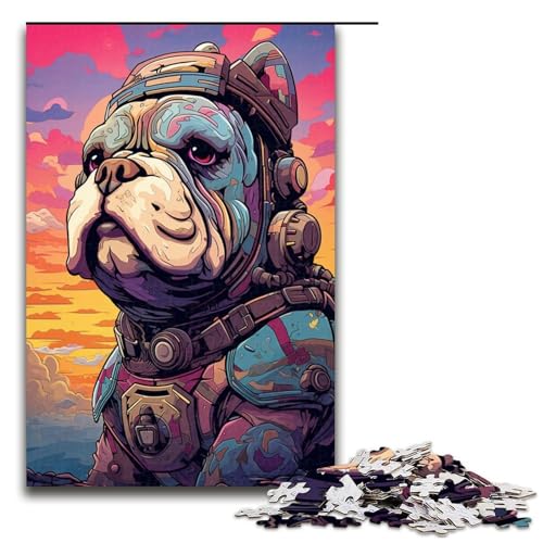 1000 teiliges Puzzle für Erwachsene Roboter Bulldoggen von Splatters Viele Dicke Bunte Puzzles für Erwachsene Holzpuzzle anspruchsvolles Spiel 75 x 50 cm 1000 teiliges Puzzle für Erwachsene Roboter Bulldoggen von Splatters Viele Dicke Bunte Puzzles für Erwachsene Holzpuzzle anspruchsvolles Spiel 75 x 50 cm von QSYFNBZL