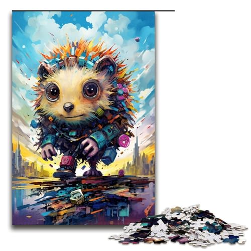 1000 teiliges Puzzle für Erwachsene Roboter Igel von SplattersLots Dickes buntes Puzzle Denksportaufgabe Weihnachts und Geburtstagsgeschenk 75 x 50 cm 1000 teiliges Puzzle für Erwachsene Roboter Igel von SplattersLots Dickes buntes Puzzle Denksportaufgabe Weihnachts und Geburtstagsgeschenk 75 x 50 cm von QSYFNBZL