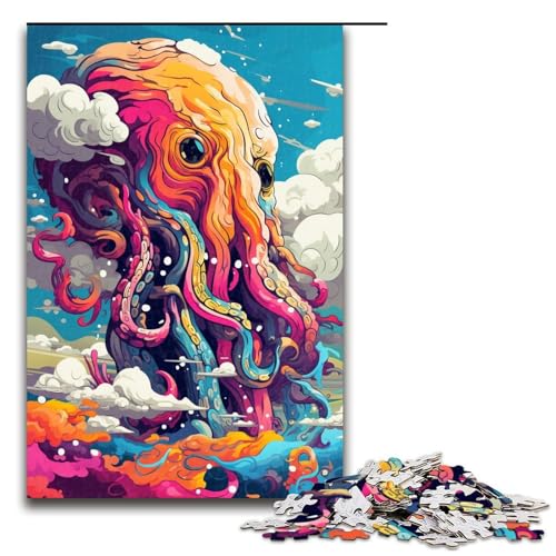 1000 teiliges Puzzle für Erwachsene Roboter Oktopus von SplattersLots Dicke Bunte Puzzles für Erwachsene Holzpuzzle anspruchsvolles Spiel 75 x 50 cm 1000 teiliges Puzzle für Erwachsene Roboter Oktopus von SplattersLots Dicke Bunte Puzzles für Erwachsene Holzpuzzle anspruchsvolles Spiel 75 x 50 cm von QSYFNBZL