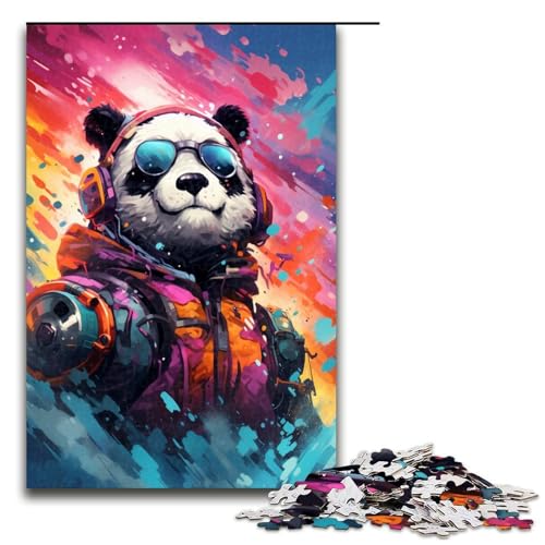 1000 teiliges Puzzle für Erwachsene Roboter Panda von SplattersLots Dicke farbige Wolken Puzzles für Erwachsene Holzpuzzle anspruchsvolles Spiel 75 x 50 cm 1000 teiliges Puzzle für Erwachsene Roboter Panda von SplattersLots Dicke farbige Wolken Puzzles für Erwachsene Holzpuzzle anspruchsvolles Spiel 75 x 50 cm von QSYFNBZL