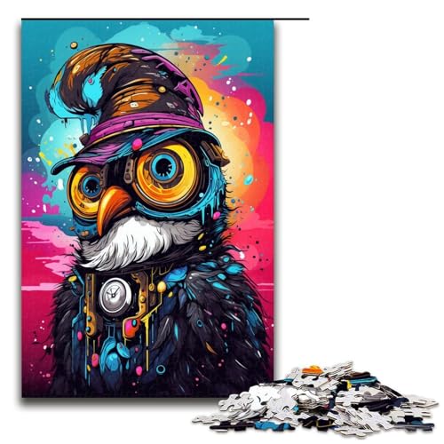 1000 teiliges Puzzle für Erwachsene Roboter Pinguin von SplattersLots Dicke Bunte Puzzles für Erwachsene Holzpuzzle anspruchsvolles Spiel 75 x 50 cm 1000 teiliges Puzzle für Erwachsene Roboter Pinguin von SplattersLots Dicke Bunte Puzzles für Erwachsene Holzpuzzle anspruchsvolles Spiel 75 x 50 cm von QSYFNBZL