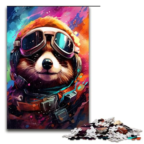 1000 teiliges Puzzle für Erwachsene Roboter Roter Panda von SplattersLots Dicke farbige Puzzles für Erwachsene Holzpuzzle anspruchsvolles Spiel 1000 Teile 1000 teiliges Puzzle für Erwachsene Roboter Roter Panda von SplattersLots Dicke farbige Puzzles für Erwachsene Holzpuzzle anspruchsvolles Spiel 1000 Teile von QSYFNBZL