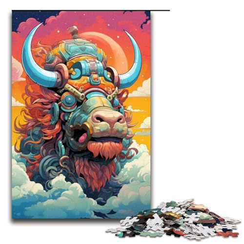 1000 teiliges Puzzle für Erwachsene Roboter Yak von SplattersLots of Thick Coloured Clouds Puzzles für Erwachsene Holzpuzzle anspruchsvolles Spiel 1000 Teile 1000 teiliges Puzzle für Erwachsene Roboter Yak von SplattersLots of Thick Coloured Clouds Puzzles für Erwachsene Holzpuzzle anspruchsvolles Spiel 1000 Teile von QSYFNBZL