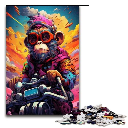 1000 teiliges Puzzle für Erwachsene Roboteraffe von SplattersLots Dicke Bunte Puzzles für Erwachsene Holzpuzzle anspruchsvolles Spiel 75 x 50 cm 1000 teiliges Puzzle für Erwachsene Roboteraffe von SplattersLots Dicke Bunte Puzzles für Erwachsene Holzpuzzle anspruchsvolles Spiel 75 x 50 cm von QSYFNBZL