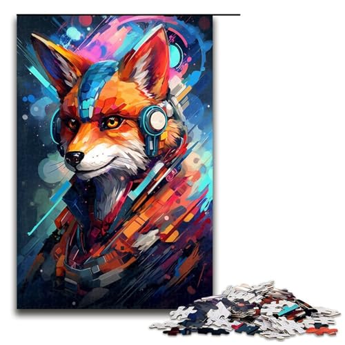 1000 teiliges Puzzle für Erwachsene Roboterfuchs von SplattersLots of Thick Coloured Clouds Puzzles für Erwachsene Holzpuzzle anspruchsvolles Spiel 75 x 50 cm 1000 teiliges Puzzle für Erwachsene Roboterfuchs von SplattersLots of Thick Coloured Clouds Puzzles für Erwachsene Holzpuzzle anspruchsvolles Spiel 75 x 50 cm von QSYFNBZL