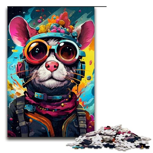 1000 teiliges Puzzle für Erwachsene Roboterratte von SplattersLots of Thick Coloured Clouds Puzzles für Erwachsene Holzpuzzle anspruchsvolles Spiel 75 x 50 cm 1000 teiliges Puzzle für Erwachsene Roboterratte von SplattersLots of Thick Coloured Clouds Puzzles für Erwachsene Holzpuzzle anspruchsvolles Spiel 75 x 50 cm von QSYFNBZL