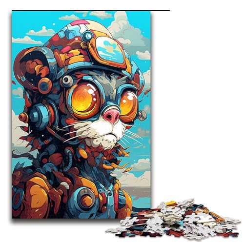1000 teiliges Puzzle für Erwachsene Roboterratte von SplattersLots of Thick Coloured Clouds Puzzles für Erwachsene Holzpuzzle anspruchsvolles Spiel 75 x 50 cm 1000 teiliges Puzzle für Erwachsene Roboterratte von SplattersLots of Thick Coloured Clouds Puzzles für Erwachsene Holzpuzzle anspruchsvolles Spiel 75 x 50 cm von QSYFNBZL