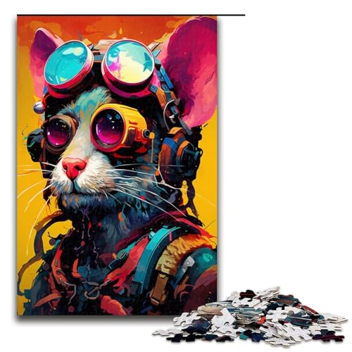 1000 teiliges Puzzle für Erwachsene Roboterratte von SplattersLots of Thick Coloured Clouds Puzzles für Erwachsene Holzpuzzle anspruchsvolles Spiel 75 x 50 cm 1000 teiliges Puzzle für Erwachsene Roboterratte von SplattersLots of Thick Coloured Clouds Puzzles für Erwachsene Holzpuzzle anspruchsvolles Spiel 75 x 50 cm von QSYFNBZL