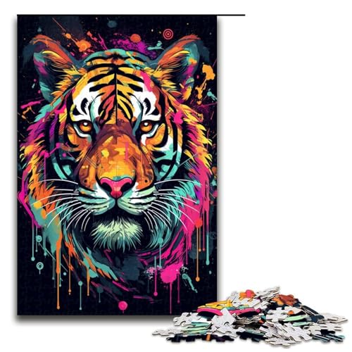 1000 teiliges Puzzle für Erwachsene Robotertiger von SplattersLots Dickes farbiges Wolkenpuzzle anspruchsvolles Spiel EIN Kunstwerk geeignet für Teenager ab 14 Jahren 1000 Teile 1000 teiliges Puzzle für Erwachsene Robotertiger von SplattersLots Dickes farbiges Wolkenpuzzle anspruchsvolles Spiel EIN Kunstwerk geeignet für Teenager ab 14 Jahren 1000 Teile von QSYFNBZL