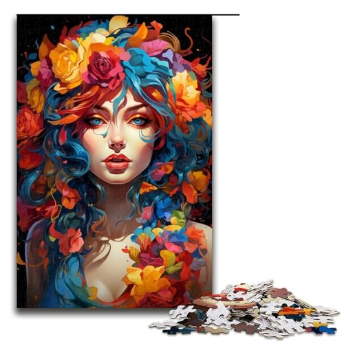 1000 teiliges Puzzle für Erwachsene Rosenfrauen Spiel Puzzles ganze Familie 75 x 50 cm von QSYFNBZL