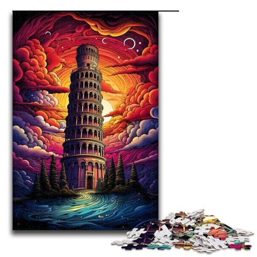 1000 teiliges Puzzle für Erwachsene Schiefer Turm von Pisa Italien Lernpuzzle Lernspiel für Geburtstag Weihnachten 75 x 50 cm 1000 teiliges Puzzle für Erwachsene Schiefer Turm von Pisa Italien Lernpuzzle Lernspiel für Geburtstag Weihnachten 75 x 50 cm von QSYFNBZL