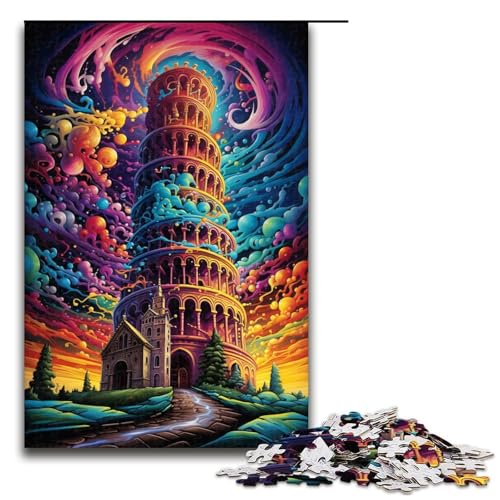 1000 teiliges Puzzle für Erwachsene Schiefer Turm von Pisa Italien Puzzle für Kinder Holzpuzzle Lernspiel für Erwachsene 75 x 50 cm 1000 teiliges Puzzle für Erwachsene Schiefer Turm von Pisa Italien Puzzle für Kinder Holzpuzzle Lernspiel für Erwachsene 75 x 50 cm von QSYFNBZL