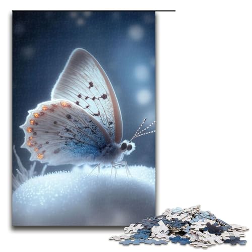 1000 teiliges Puzzle für Erwachsene Schmetterlings Puzzle praktisches Spiel 75 x 50 cm von QSYFNBZL