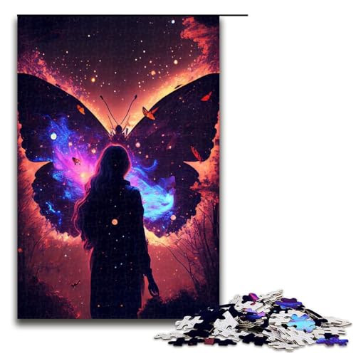 1000 teiliges Puzzle für Erwachsene Schmetterlingszauber Puzzle für Erwachsene Holzpuzzle anspruchsvolles Spiel 75 x 50 cm 1000 teiliges Puzzle für Erwachsene Schmetterlingszauber Puzzle für Erwachsene Holzpuzzle anspruchsvolles Spiel 75 x 50 cm von QSYFNBZL