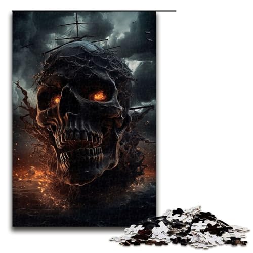 1000 teiliges Puzzle für Erwachsene Skelettschiff Puzzle Geburtstagsgeschenk für Teenager ab 14 Jahren 75 x 50 cm 1000 teiliges Puzzle für Erwachsene Skelettschiff Puzzle Geburtstagsgeschenk für Teenager ab 14 Jahren 75 x 50 cm von QSYFNBZL