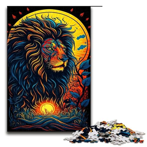 1000 teiliges Puzzle für Erwachsene Tierpuzzle Hands on Spiel 75 x 50 cm von QSYFNBZL