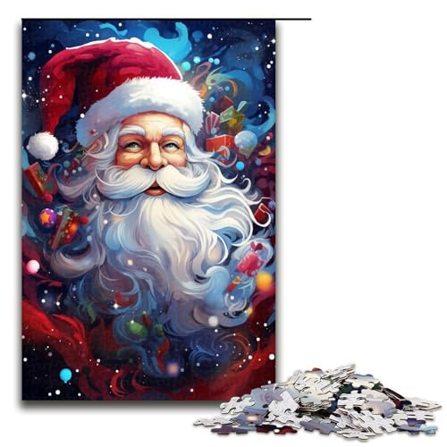 1000 teiliges Puzzle für Erwachsene Weihnachtsmann von SplattersLots Dicke farbige Wolken Puzzles für Erwachsene Holzpuzzle anspruchsvolles Spiel 1000 Teile 1000 teiliges Puzzle für Erwachsene Weihnachtsmann von SplattersLots Dicke farbige Wolken Puzzles für Erwachsene Holzpuzzle anspruchsvolles Spiel 1000 Teile von QSYFNBZL
