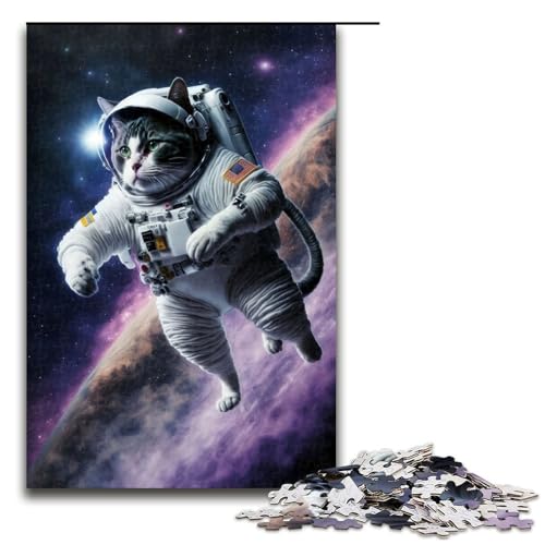 1000 teiliges Puzzle für Erwachsene Weltraumkatze Puzzle für Erwachsene Holzpuzzle anspruchsvolles Spiel 75 x 50 cm 1000 teiliges Puzzle für Erwachsene Weltraumkatze Puzzle für Erwachsene Holzpuzzle anspruchsvolles Spiel 75 x 50 cm von QSYFNBZL