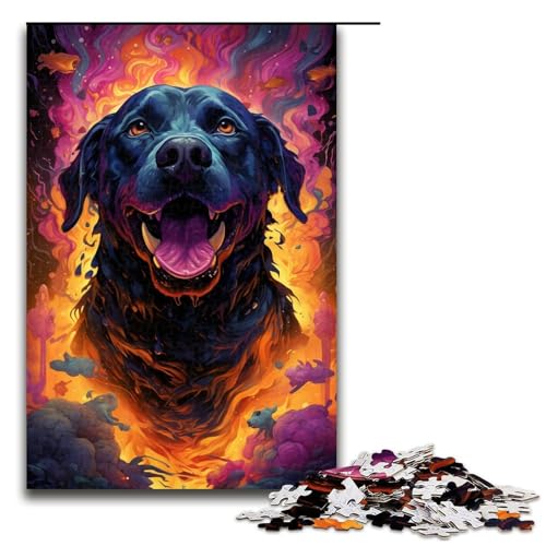 1000 teiliges Puzzle für Erwachsene Wilder Rottweiler Lernspiel Herausforderung Spielzeug Kunstwerk Geschenk 75 x 50 cm 1000 teiliges Puzzle für Erwachsene Wilder Rottweiler Lernspiel Herausforderung Spielzeug Kunstwerk Geschenk 75 x 50 cm von QSYFNBZL