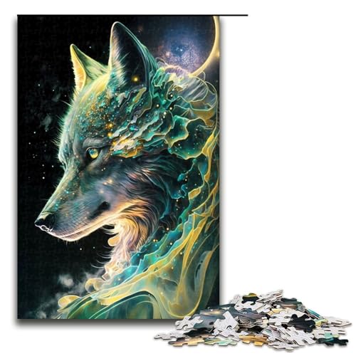 1000 teiliges Puzzle für Erwachsene Wolfspuzzle Geburtstagsgeschenk für Teenager ab 14 Jahren 75 x 50 cm 1000 teiliges Puzzle für Erwachsene Wolfspuzzle Geburtstagsgeschenk für Teenager ab 14 Jahren 75 x 50 cm von QSYFNBZL