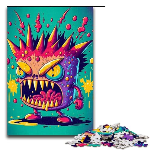 1000 teiliges Puzzle für Erwachsene böse Graffiti Kreatur Entspannungsspiele Familienspiel Stressabbau schwierige Herausforderung 75 x 50 cm 1000 teiliges Puzzle für Erwachsene böse Graffiti Kreatur Entspannungsspiele Familienspiel Stressabbau schwierige Herausforderung 75 x 50 cm von QSYFNBZL
