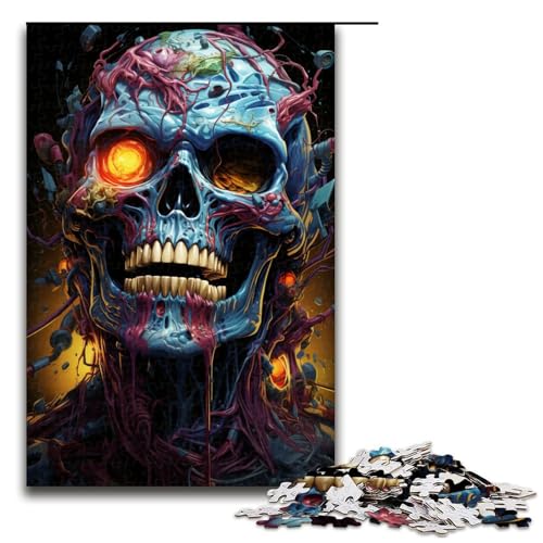 1000 teiliges Puzzle für Erwachsene buntes Höllendämonen Puzzle praktisches Spiel 75 x 50 cm von QSYFNBZL