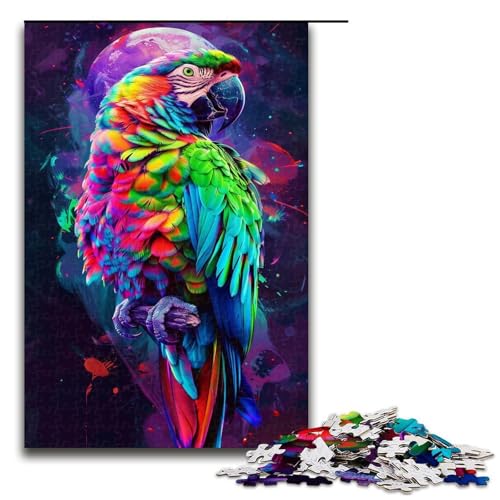 1000 teiliges Puzzle für Erwachsene buntes Papageien Puzzle Entspannungsspiele Familienspiel Stressabbau schwierige Herausforderung 1000 Teile 1000 teiliges Puzzle für Erwachsene buntes Papageien Puzzle Entspannungsspiele Familienspiel Stressabbau schwierige Herausforderung 1000 Teile von QSYFNBZL