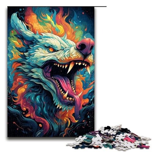 1000 teiliges Puzzle für Erwachsene buntes psychedelisches Monster Puzzle Denksportaufgabe Weihnachts und Geburtstagsgeschenke 75 x 50 cm 1000 teiliges Puzzle für Erwachsene buntes psychedelisches Monster Puzzle Denksportaufgabe Weihnachts und Geburtstagsgeschenke 75 x 50 cm von QSYFNBZL