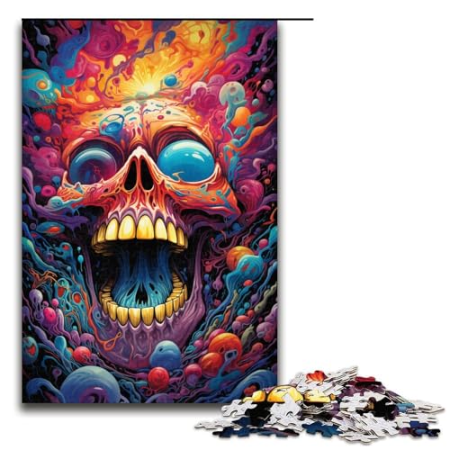 1000 teiliges Puzzle für Erwachsene buntes psychedelisches Monster Puzzle Wanddekoration geeignet als Schreibtischdekoration 75 x 50 cm 1000 teiliges Puzzle für Erwachsene buntes psychedelisches Monster Puzzle Wanddekoration geeignet als Schreibtischdekoration 75 x 50 cm von QSYFNBZL