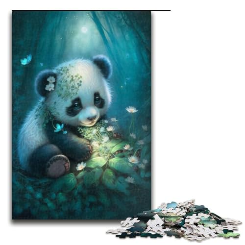 1000 teiliges Puzzle für Erwachsene entzückender Kleiner Panda Lernpuzzle Lernspiel für Geburtstag und Weihnachten 75 x 50 cm 1000 teiliges Puzzle für Erwachsene entzückender Kleiner Panda Lernpuzzle Lernspiel für Geburtstag und Weihnachten 75 x 50 cm von QSYFNBZL