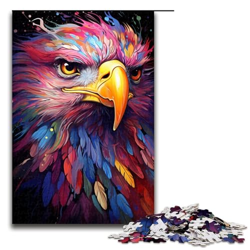 1000 teiliges Puzzle für Erwachsene exotischer bunter Adler Puzzle für Lernspiele Herausforderung Spielzeug Kunstwerk Geschenk 75 x 50 cm 1000 teiliges Puzzle für Erwachsene exotischer bunter Adler Puzzle für Lernspiele Herausforderung Spielzeug Kunstwerk Geschenk 75 x 50 cm von QSYFNBZL