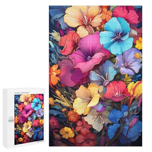 1000 teiliges Puzzle für Erwachsene farbenfrohe psychedelische Nachtkerzen Puzzle für Erwachsene Holzpuzzle anspruchsvolles Spiel 75 x 50 cm 1000 teiliges Puzzle für Erwachsene farbenfrohe psychedelische Nachtkerzen Puzzle für Erwachsene Holzpuzzle anspruchsvolles Spiel 75 x 50 cm von QSYFNBZL