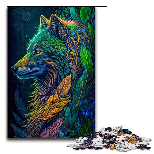 1000 teiliges Puzzle für Erwachsene farbenfrohes Szenenpuzzle praktisches Spiel 75 x 50 cm von QSYFNBZL