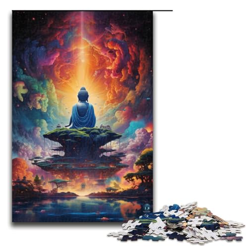 1000 teiliges Puzzle für Erwachsene farbenfrohes psychedelisches Galaxie Buddha Statue Puzzle für Kinder Holzpuzzle Lernspiel für Erwachsene 75 x 50 cm 1000 teiliges Puzzle für Erwachsene farbenfrohes psychedelisches Galaxie Buddha Statue Puzzle für Kinder Holzpuzzle Lernspiel für Erwachsene 75 x 50 cm von QSYFNBZL