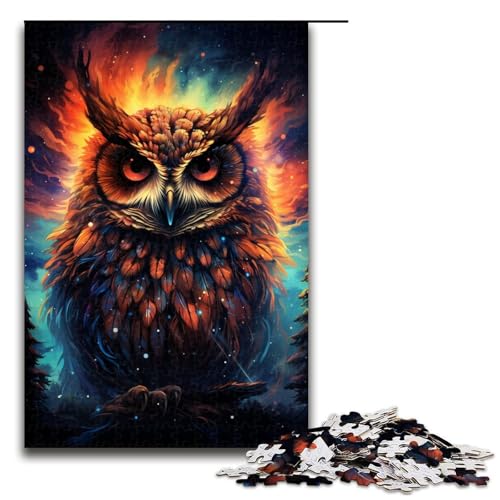 1000 teiliges Puzzle für Erwachsene farbenfrohes psychedelisches Galaxie Eulen Puzzlespiel perfekte Dekoration für Teenager ab 14 Jahren 75 x 50 cm 1000 teiliges Puzzle für Erwachsene farbenfrohes psychedelisches Galaxie Eulen Puzzlespiel perfekte Dekoration für Teenager ab 14 Jahren 75 x 50 cm von QSYFNBZL