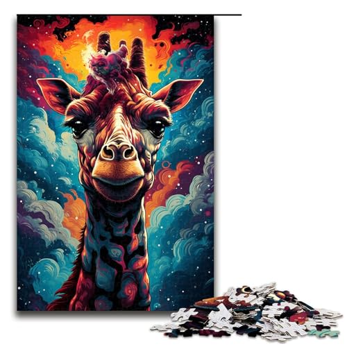 1000 teiliges Puzzle für Erwachsene farbenfrohes psychedelisches Galaxie Giraffe Puzzle Geburtstagsgeschenk für Teenager ab 14 Jahren 75 x 50 cm 1000 teiliges Puzzle für Erwachsene farbenfrohes psychedelisches Galaxie Giraffe Puzzle Geburtstagsgeschenk für Teenager ab 14 Jahren 75 x 50 cm von QSYFNBZL