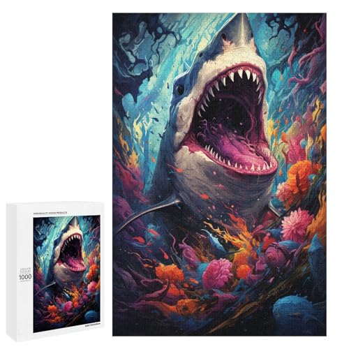1000 teiliges Puzzle für Erwachsene farbenfrohes psychedelisches Haitier Puzzle für Erwachsene Holzpuzzle anspruchsvolles Spiel 75 x 50 cm 1000 teiliges Puzzle für Erwachsene farbenfrohes psychedelisches Haitier Puzzle für Erwachsene Holzpuzzle anspruchsvolles Spiel 75 x 50 cm von QSYFNBZL