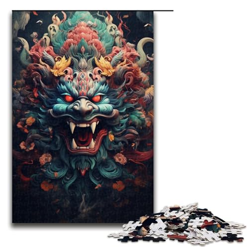 1000 teiliges Puzzle für Erwachsene farbenfrohes psychedelisches Monster King Puzzle Familienunterhaltungsspielzeug einzigartige Heimdekoration und Geschenke 75 x 50 cm 1000 teiliges Puzzle für Erwachsene farbenfrohes psychedelisches Monster King Puzzle Familienunterhaltungsspielzeug einzigartige Heimdekoration und Geschenke 75 x 50 cm von QSYFNBZL