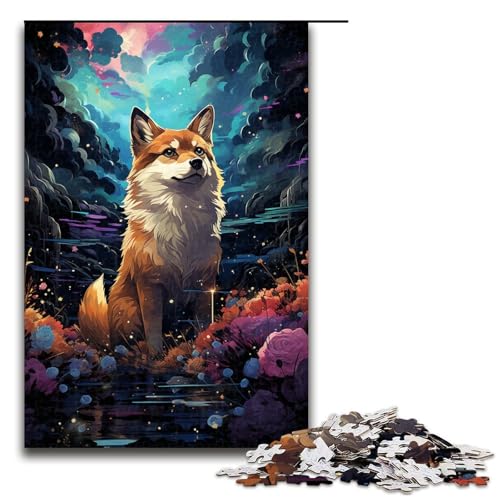 1000 teiliges Puzzle für Erwachsene farbenfrohes psychedelisches Shiba Inu Puzzlespiel perfekte Dekoration für Teenager ab 14 Jahren 75 x 50 cm 1000 teiliges Puzzle für Erwachsene farbenfrohes psychedelisches Shiba Inu Puzzlespiel perfekte Dekoration für Teenager ab 14 Jahren 75 x 50 cm von QSYFNBZL