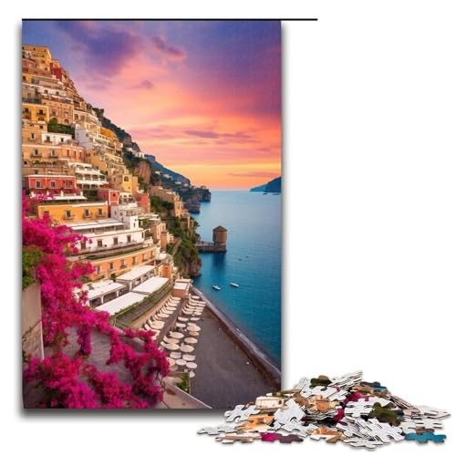 1000 teiliges Puzzle für Erwachsene italienische Küstenlandschaft Puzzlespiel perfekte Dekoration für Teenager ab 14 Jahren 1000 Teile 1000 teiliges Puzzle für Erwachsene italienische Küstenlandschaft Puzzlespiel perfekte Dekoration für Teenager ab 14 Jahren 1000 Teile von QSYFNBZL