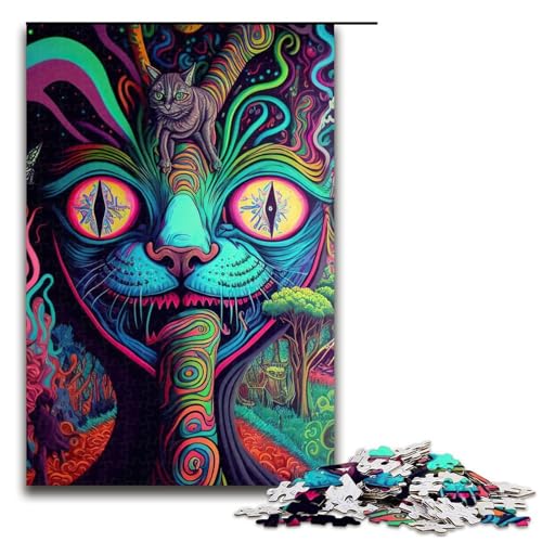 1000 teiliges Puzzle für Erwachsene psychedelisches Lernpuzzle Lernspiel für Geburtstag und Weihnachten 75 x 50 cm 1000 teiliges Puzzle für Erwachsene psychedelisches Lernpuzzle Lernspiel für Geburtstag und Weihnachten 75 x 50 cm von QSYFNBZL