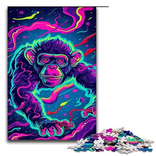 1000 teiliges Puzzle für Erwachsene psychedelisches Puzzle Hands on Spiel 1000 Teile von QSYFNBZL