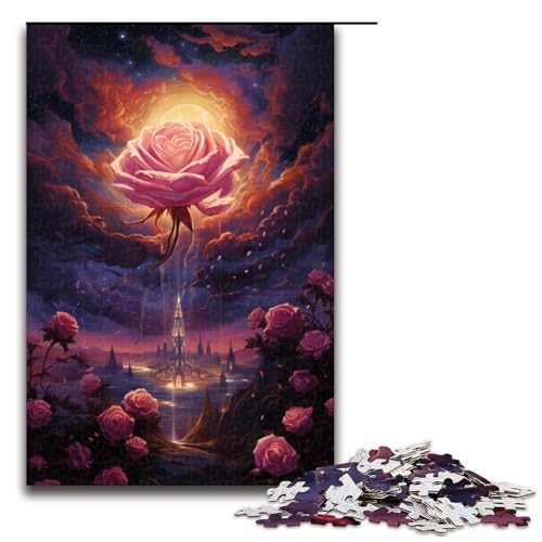 1000 teiliges Puzzle für Erwachsene rosa Blumen unter dem Mond Puzzle Geschenke Geburtstagsgeschenke für Teenager ab 14 Jahren 75 x 50 cm 1000 teiliges Puzzle für Erwachsene rosa Blumen unter dem Mond Puzzle Geschenke Geburtstagsgeschenke für Teenager ab 14 Jahren 75 x 50 cm von QSYFNBZL