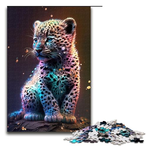 1000 teiliges Puzzle für Erwachsene süßes Universum Baby Leoparden Puzzle für Kinder Holzpuzzle Lernspiel für Erwachsene 75 x 50 cm 1000 teiliges Puzzle für Erwachsene süßes Universum Baby Leoparden Puzzle für Kinder Holzpuzzle Lernspiel für Erwachsene 75 x 50 cm von QSYFNBZL