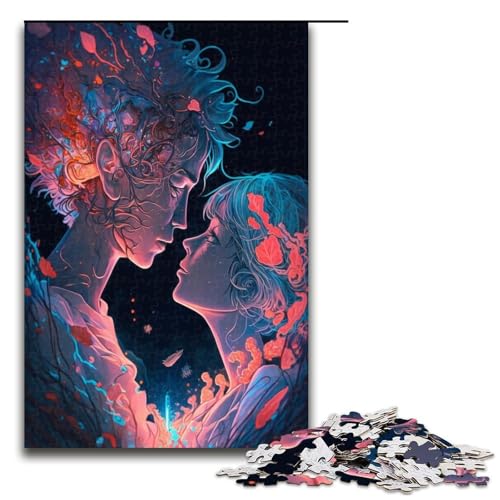 1000 teiliges Puzzle für Erwachsene und Liebhaber praktisches Spiel 75 x 50 cm von QSYFNBZL