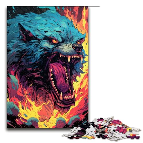 1000 teiliges Puzzle für Erwachsene wildes farbenfrohes Tier zum Dekomprimieren intellektuelles Lernspielzeug Geschenkideen 75 x 50 cm 1000 teiliges Puzzle für Erwachsene wildes farbenfrohes Tier zum Dekomprimieren intellektuelles Lernspielzeug Geschenkideen 75 x 50 cm von QSYFNBZL