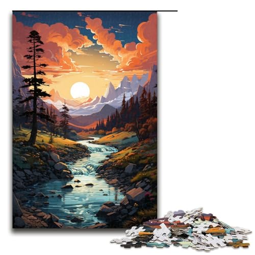 1000 teiliges Puzzle für Erwachsene wunderschöne Fantasielandschaft Geburtstagsgeschenk für Teenager ab 14 Jahren 75 x 50 cm 1000 teiliges Puzzle für Erwachsene wunderschöne Fantasielandschaft Geburtstagsgeschenk für Teenager ab 14 Jahren 75 x 50 cm von QSYFNBZL