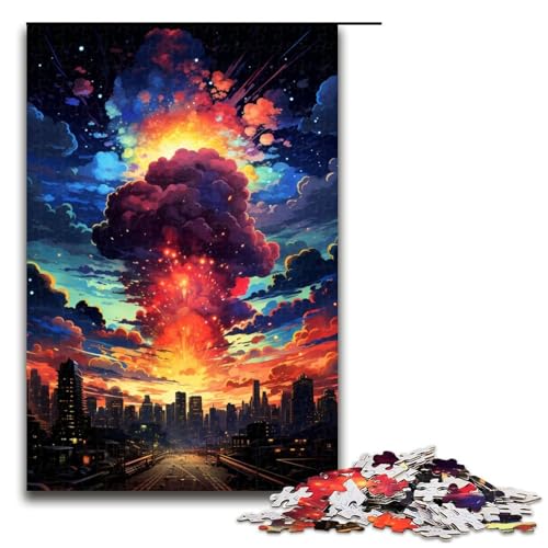1000 teiliges Puzzle für Erwachsene wundervolle Nachtstadt Puzzle für Erwachsene Holzpuzzle anspruchsvolles Spiel 75 x 50 cm 1000 teiliges Puzzle für Erwachsene wundervolle Nachtstadt Puzzle für Erwachsene Holzpuzzle anspruchsvolles Spiel 75 x 50 cm von QSYFNBZL